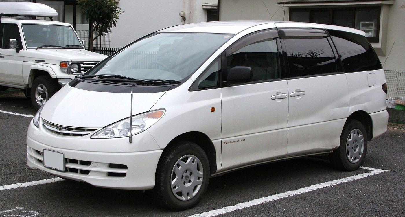 Toyota Estima, one of the Japanese imports we buy